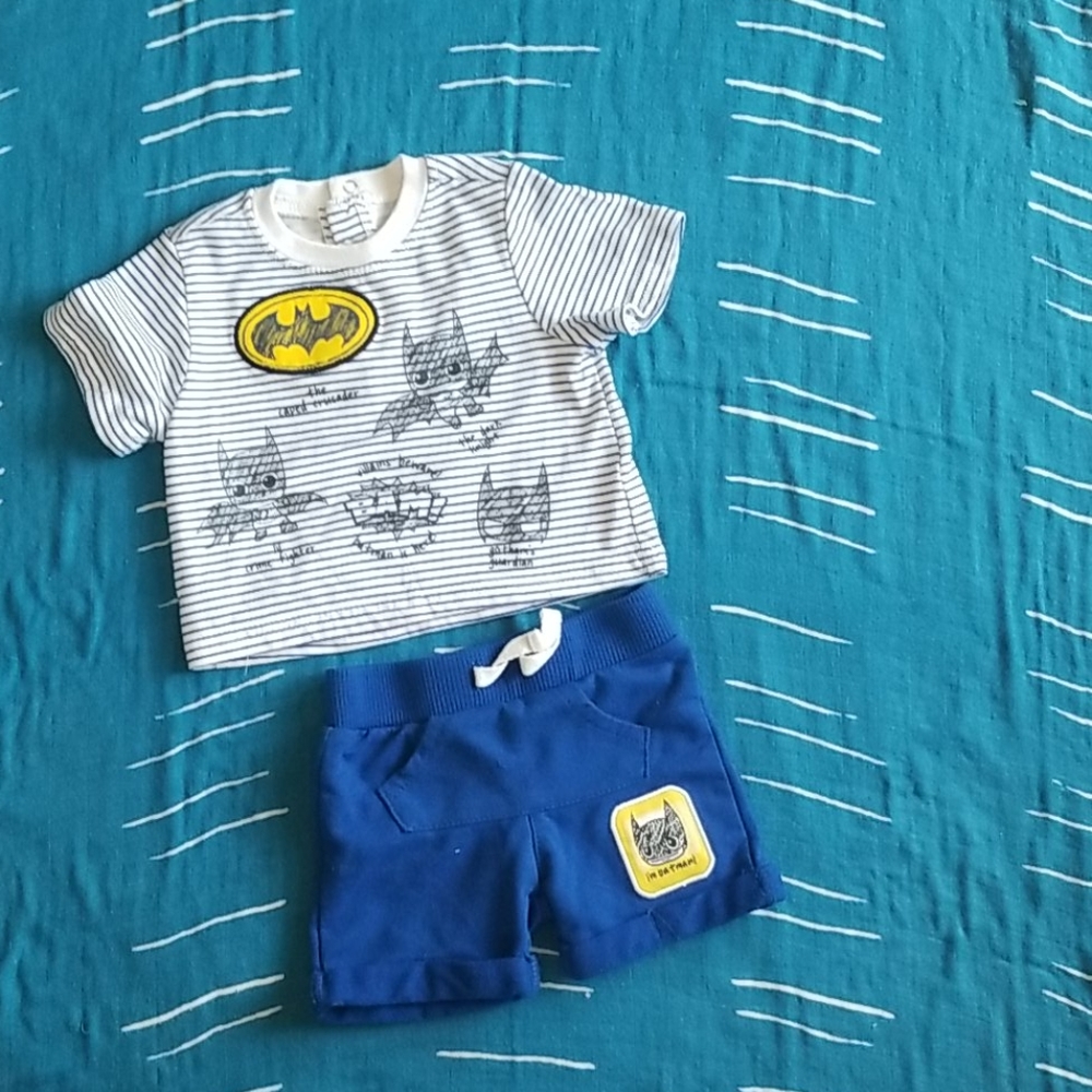 Batman short and t set
